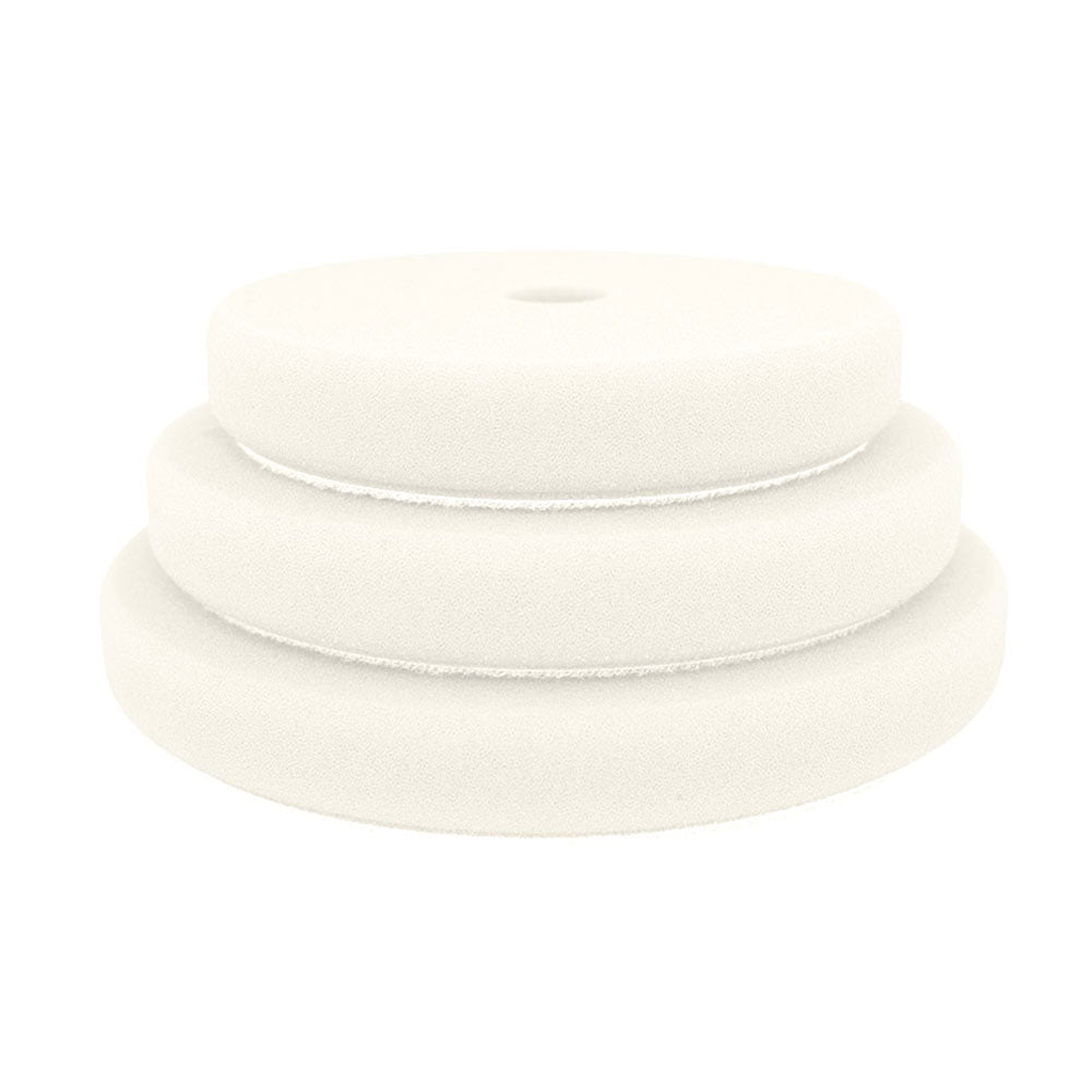 Rotary White Foam Pads