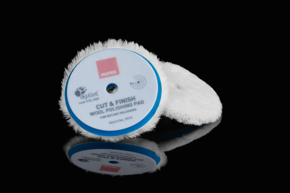 Rotary White Wool Pads