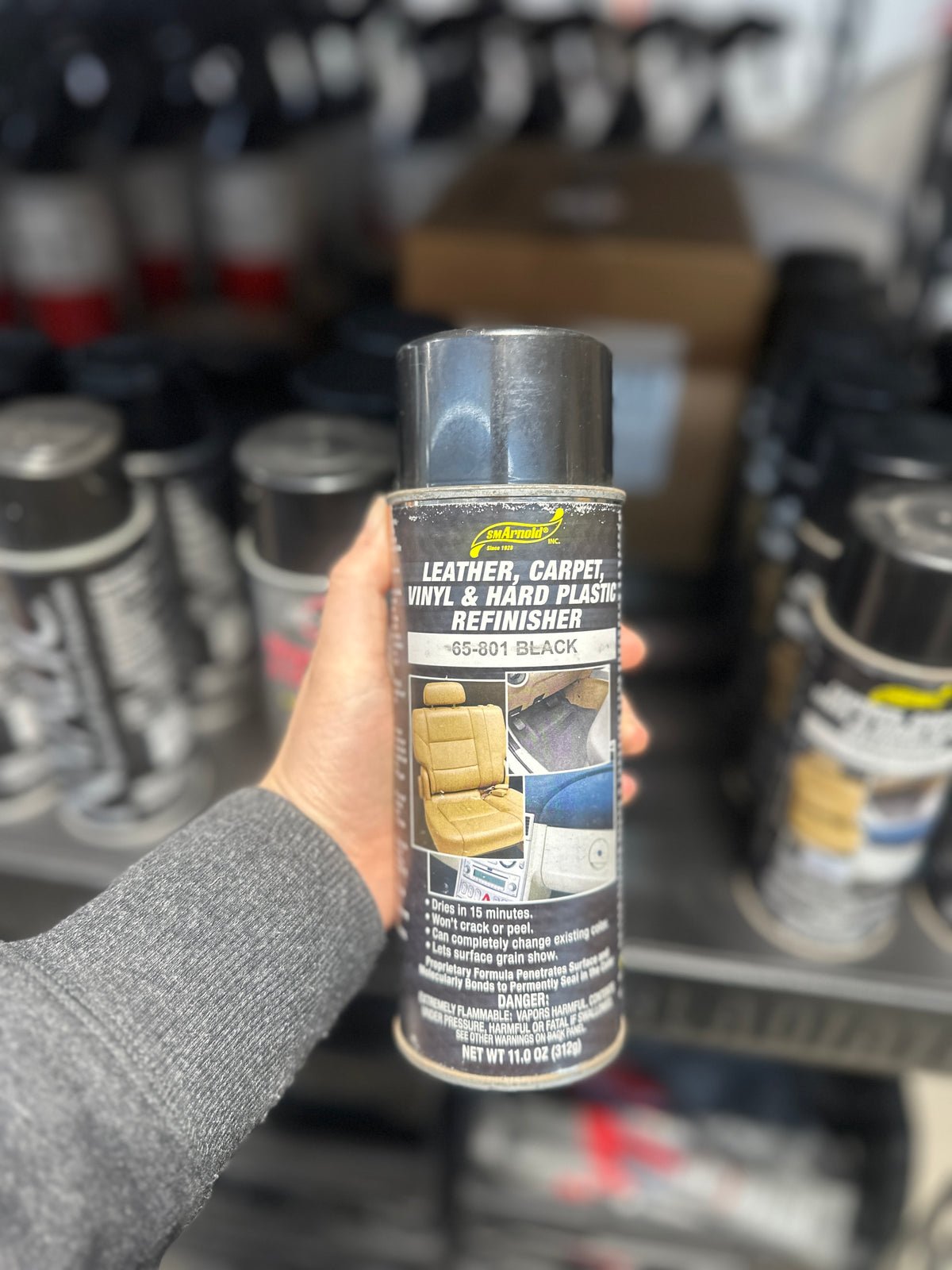 Leather, Carpet, Vinyl & Hard Plastic Refinisher