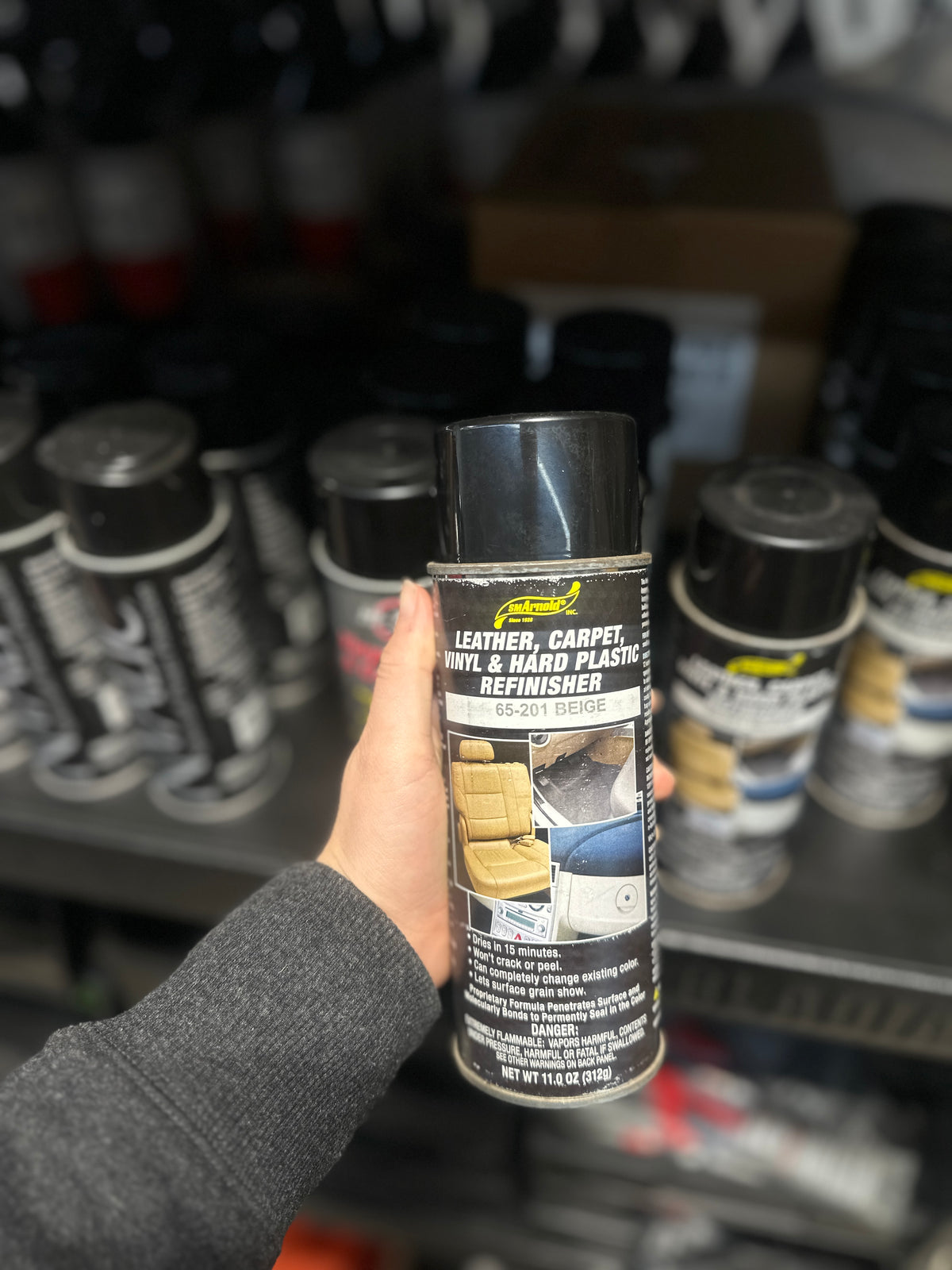 Leather, Carpet, Vinyl & Hard Plastic Refinisher